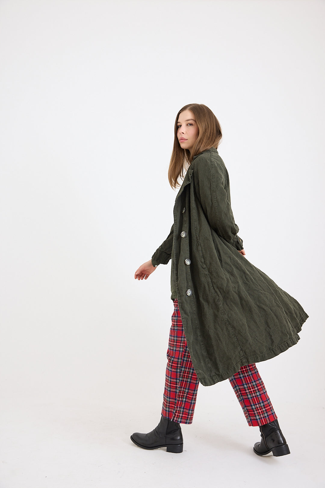 1915 Unisex Duster Jacket - Thick Linen