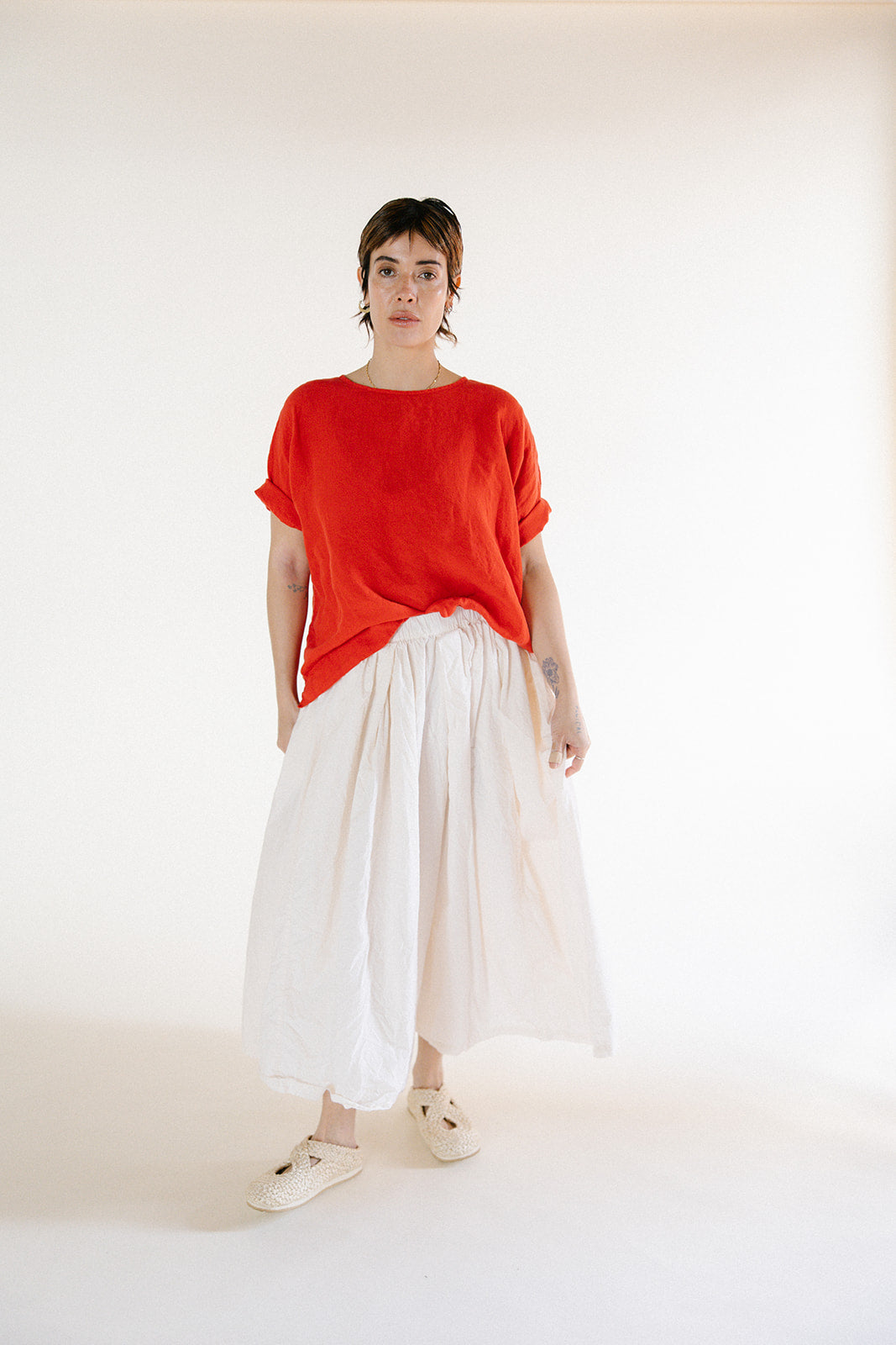 Avril T-Shirt - Light Linen