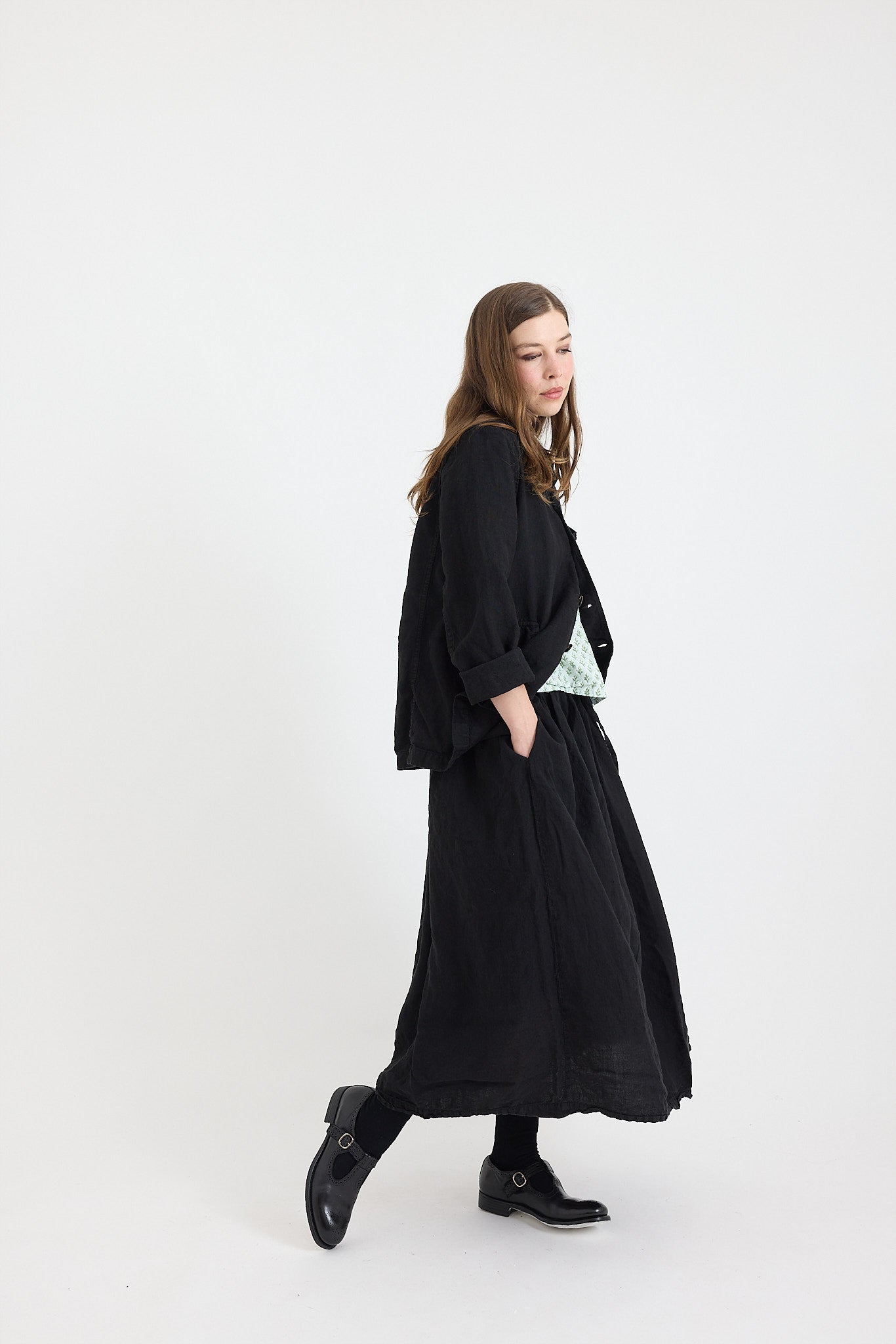 Emily Skirt - Light Linen