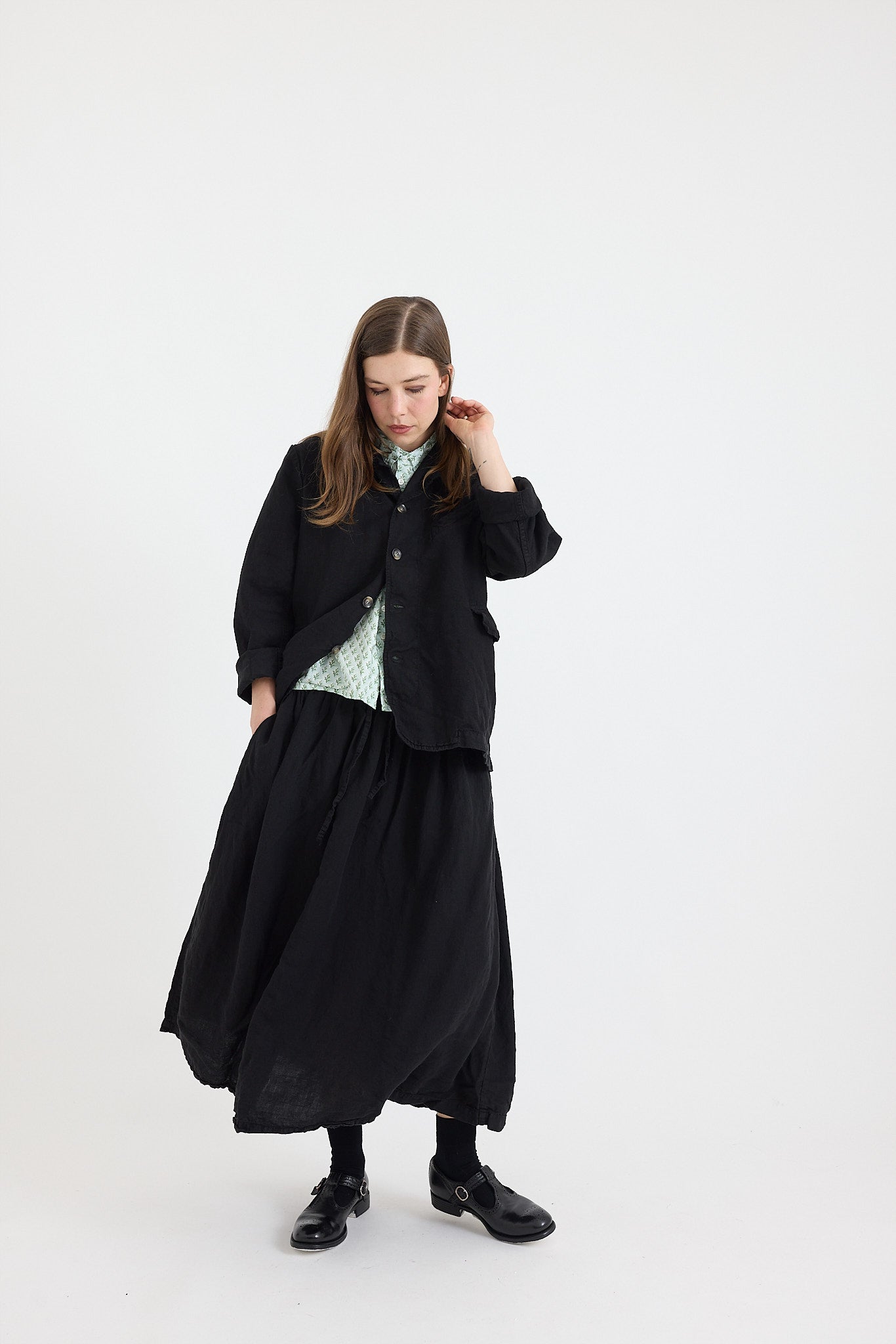 Emily Skirt - Light Linen