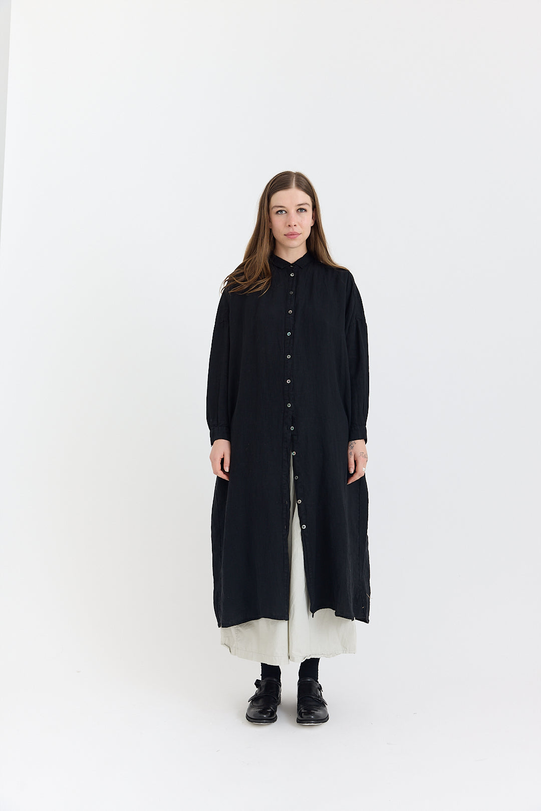 Ophelia Shirt Dress - Light Linen