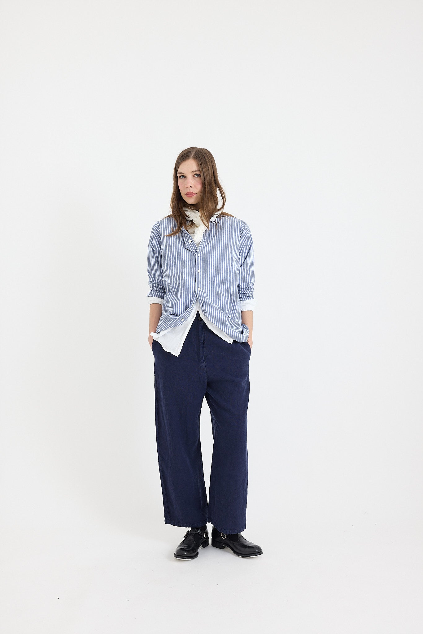 Iris Classic Shirt - Cotton Stripes