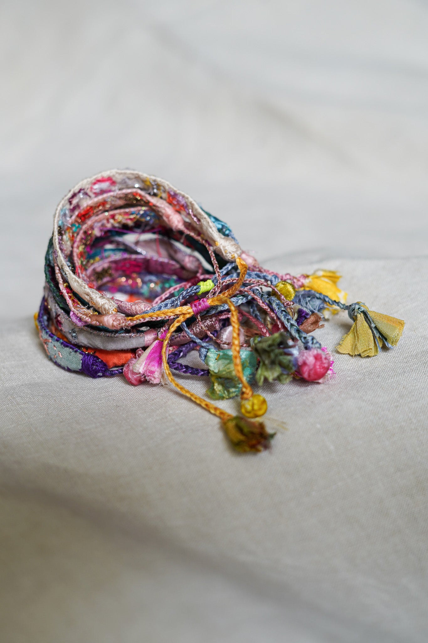 Embroidered Bracelets - Handmade in Italy