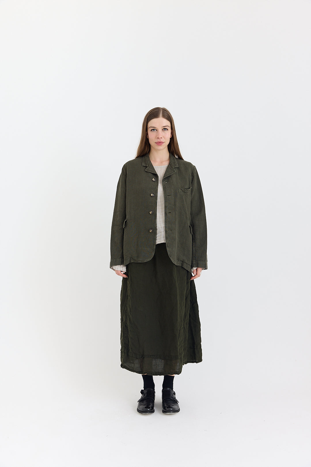 Dominique Blazer - Mid Weight Linen