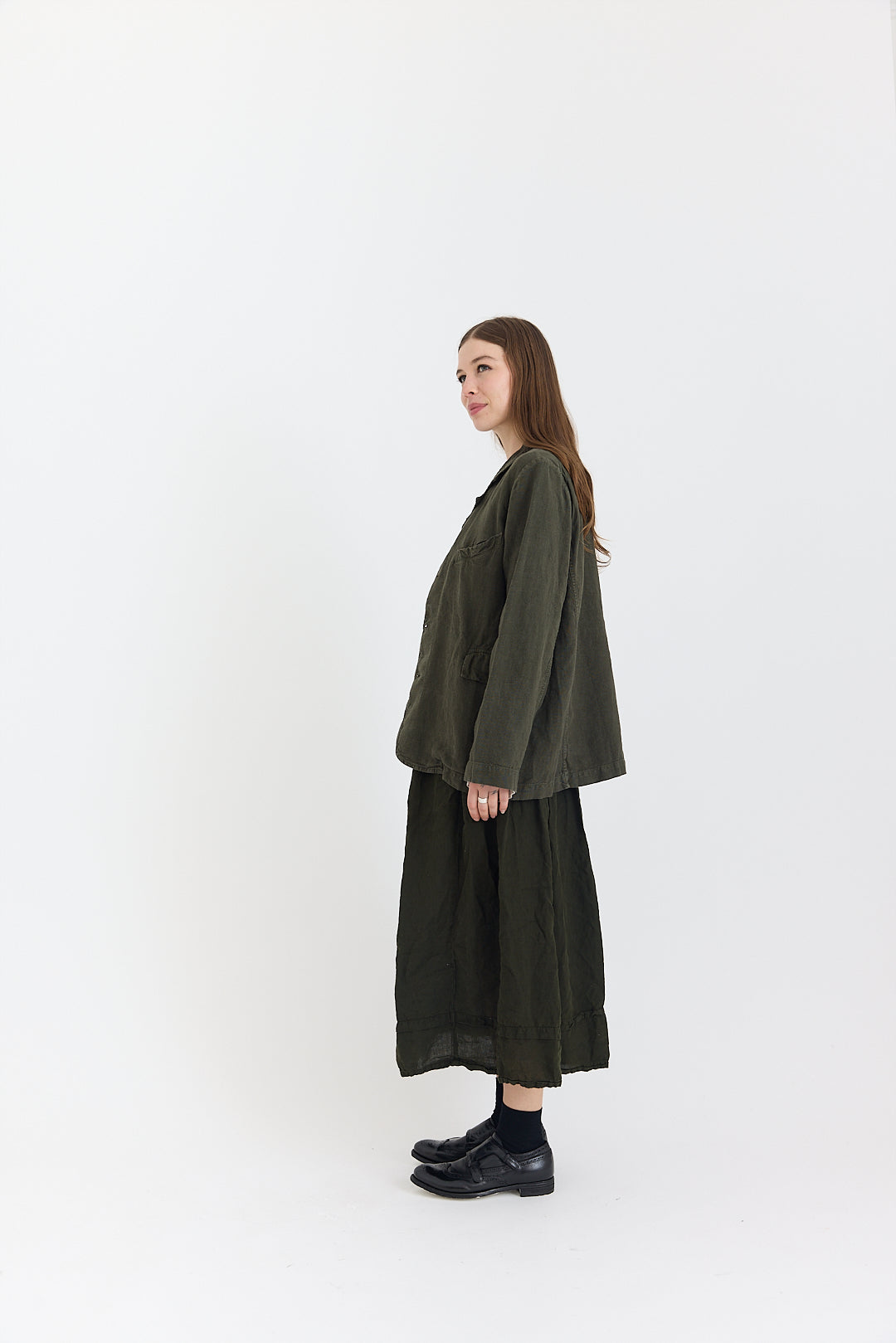 Dominique Blazer - Mid Weight Linen