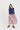 Emily Skirt - Pink Stripe Cotton Poplin