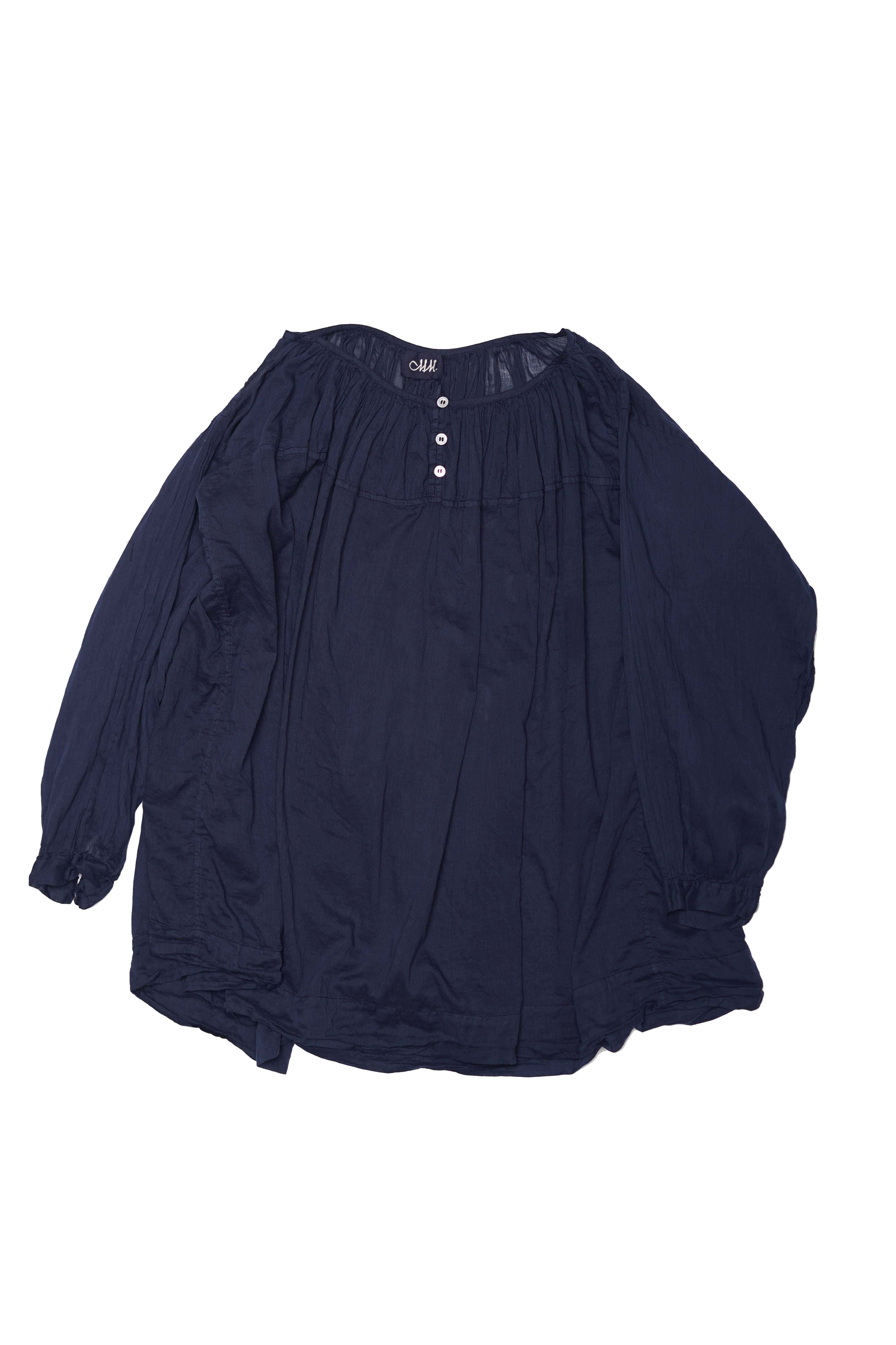 Gabrielle Gathered Blouse - Cotton Voile