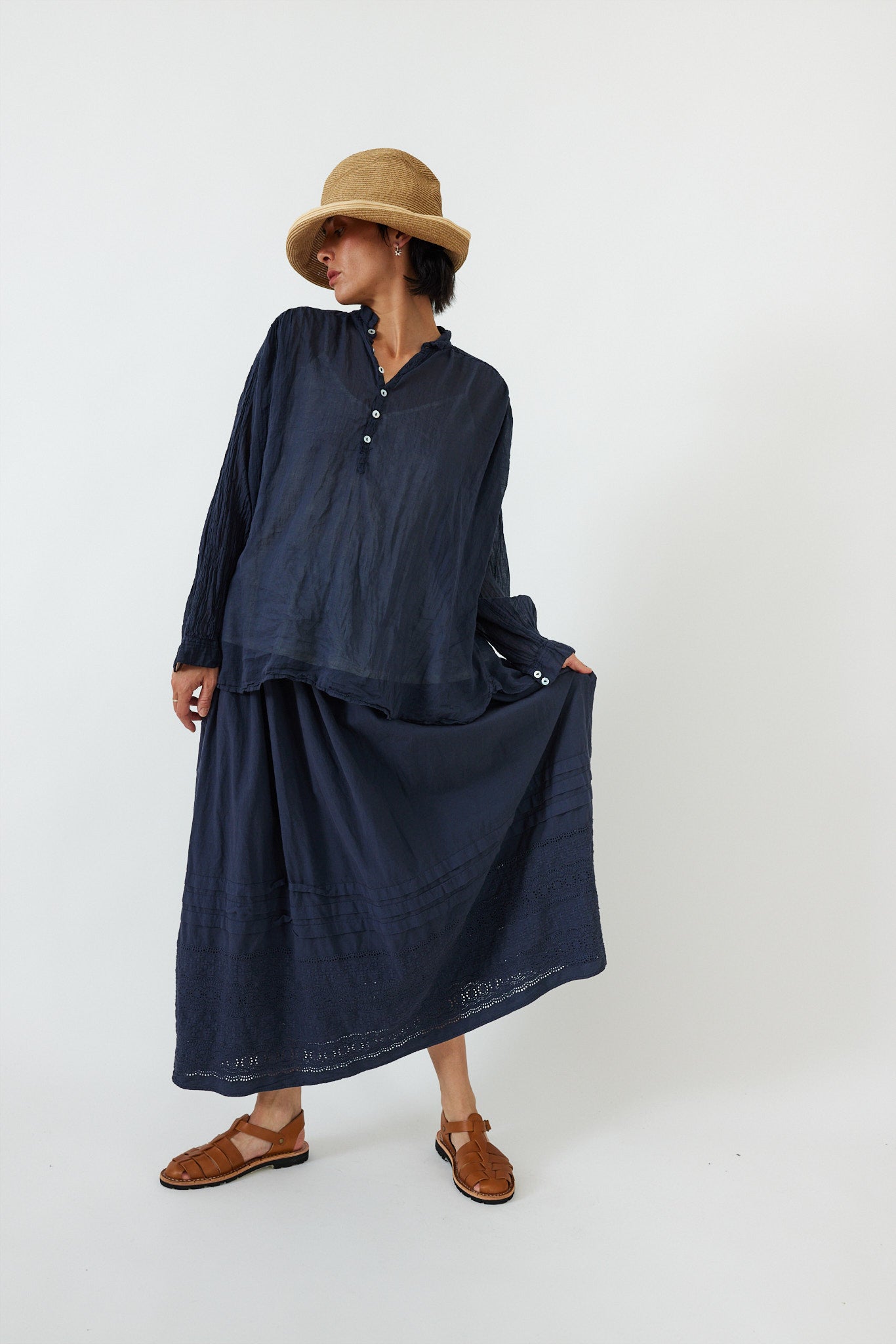 Hill Blouse - Cotton Voile