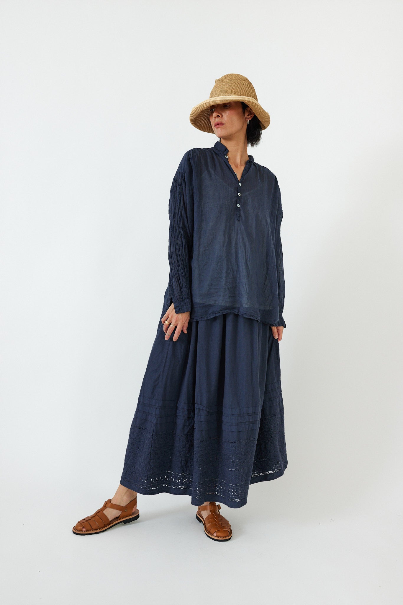 Hill Blouse - Cotton Voile