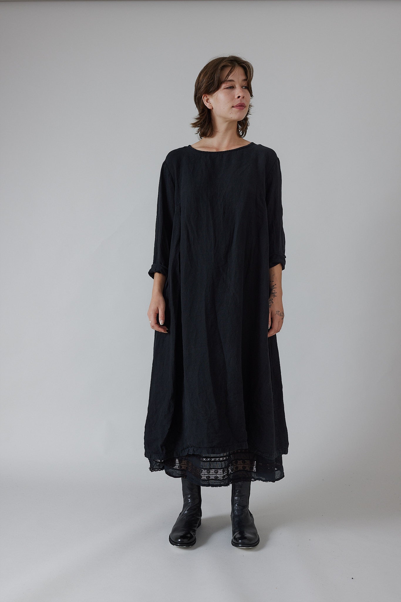 Harper Skirt in Cotton Voile and Lace