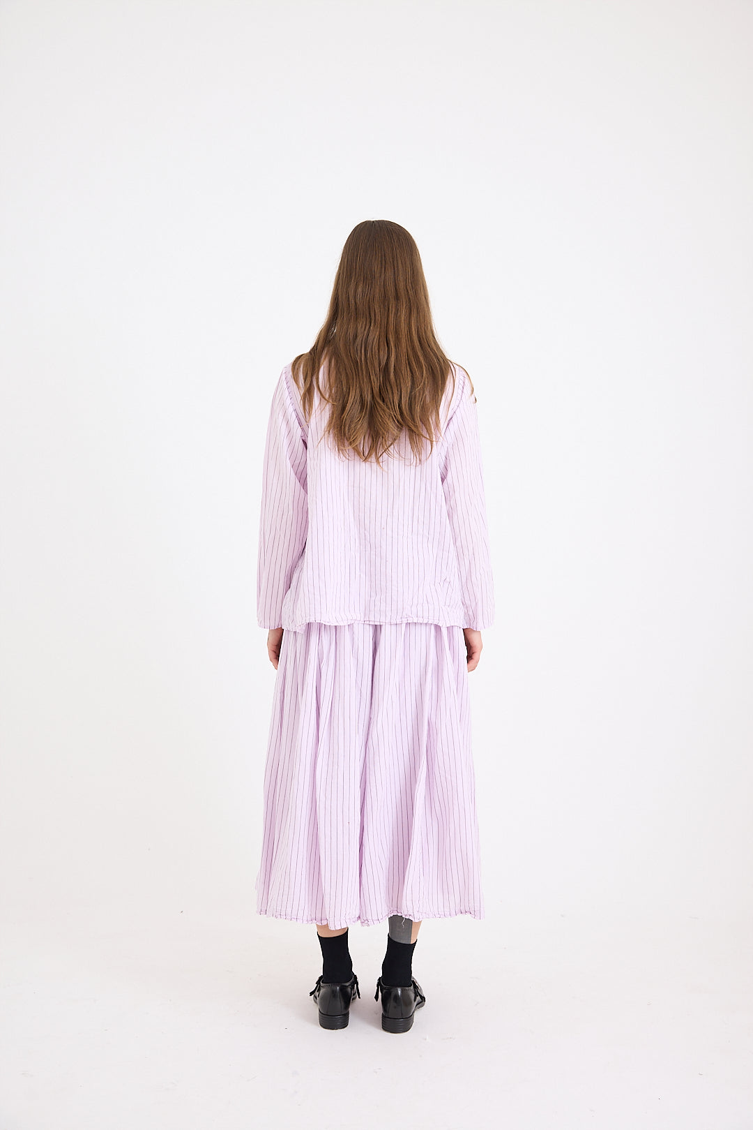 Ida Shirt - Stripe Stripe Cotton Voile