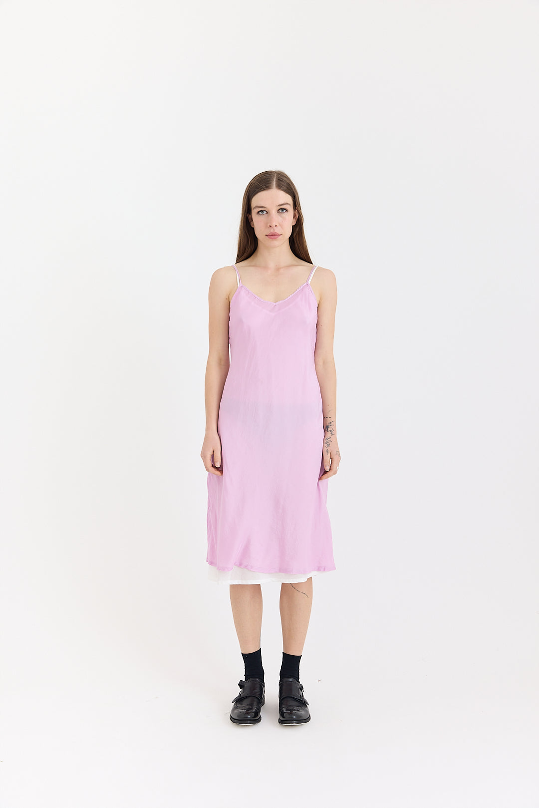 Camille Slip Dress - Hand-loomed Silk