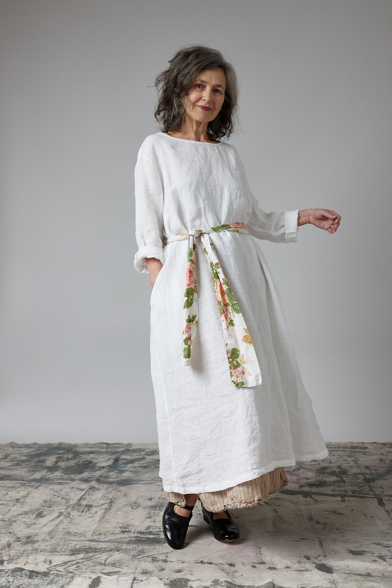 Elodie Dress - Classic Linen
