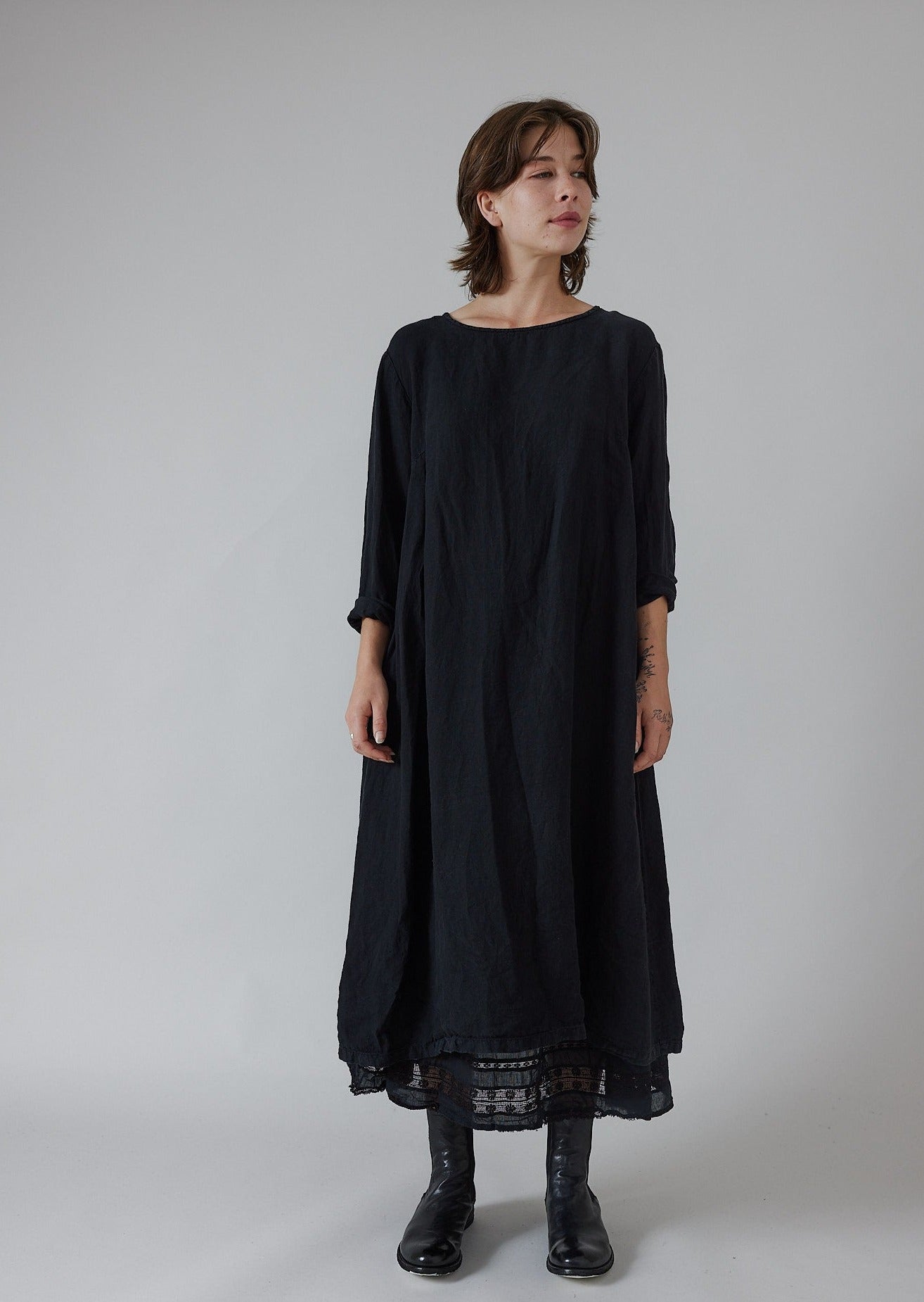 Elodie Dress - Classic Linen