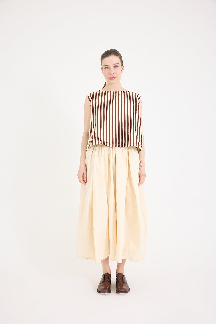 Anna Top in Coco Stripe
