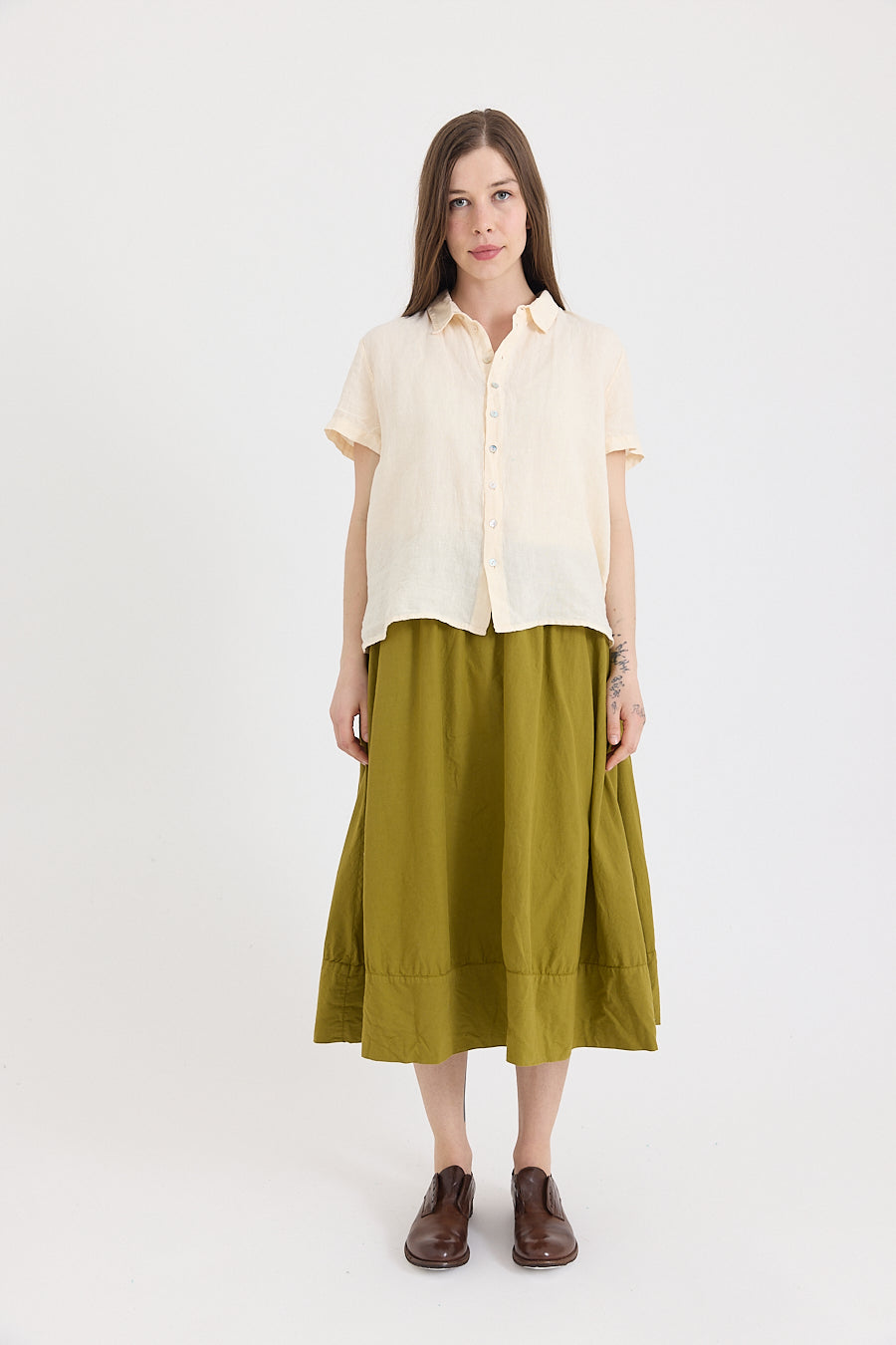 Cliff Shirt in Light Linen SS2526