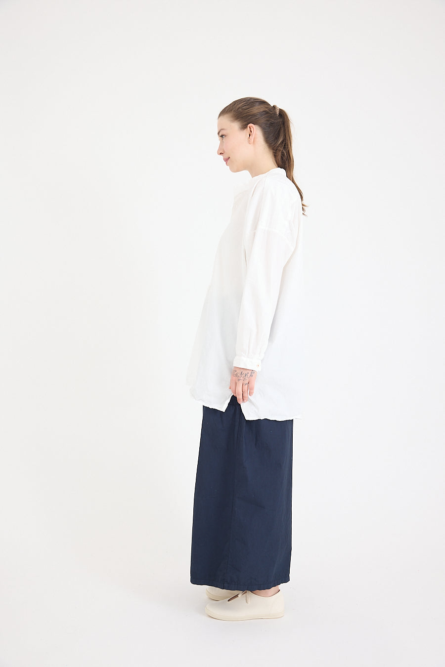 Coal Miners Shirt in Cotton Poplin