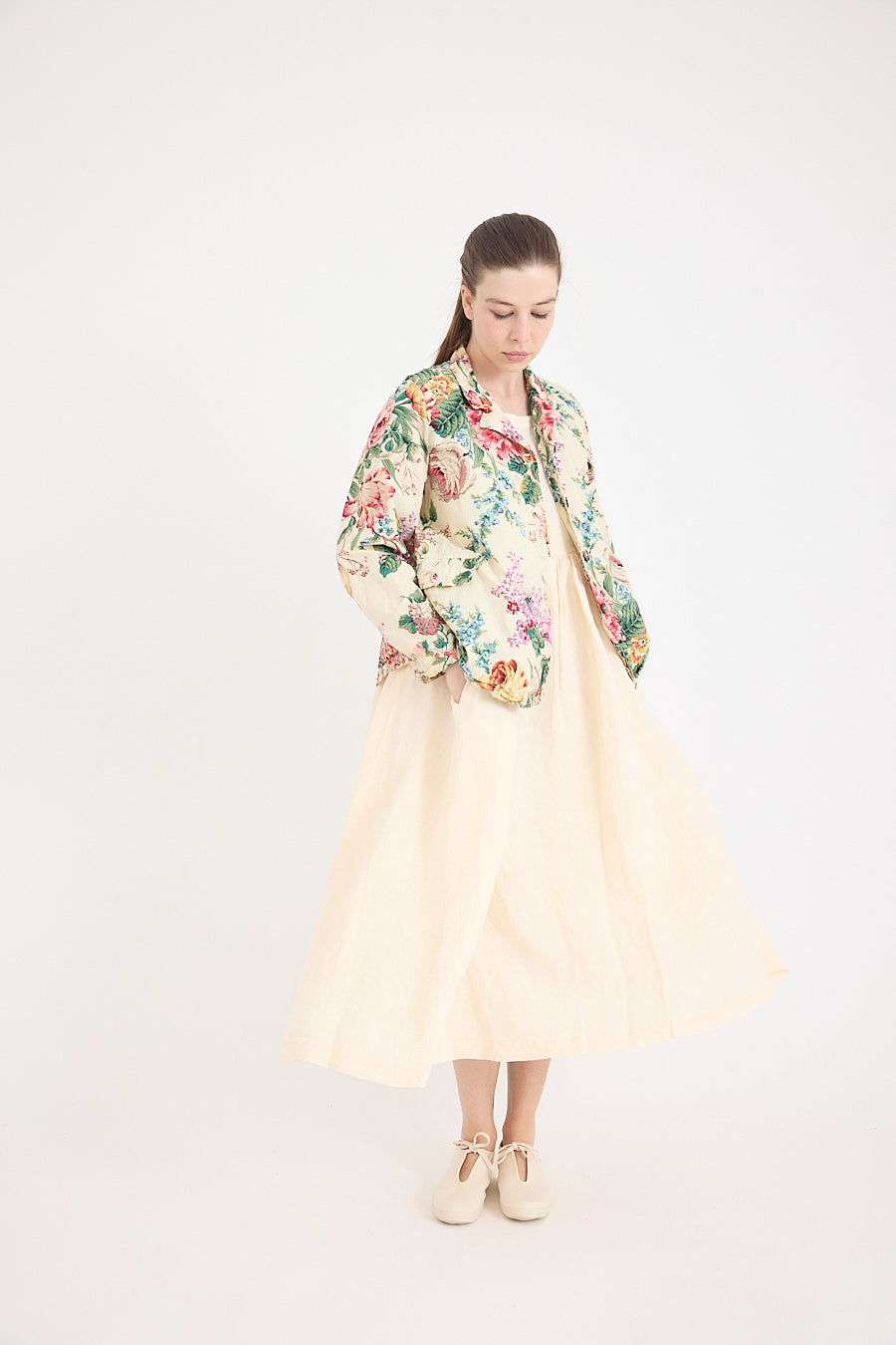 Dominique Blazer in Bouquet Print