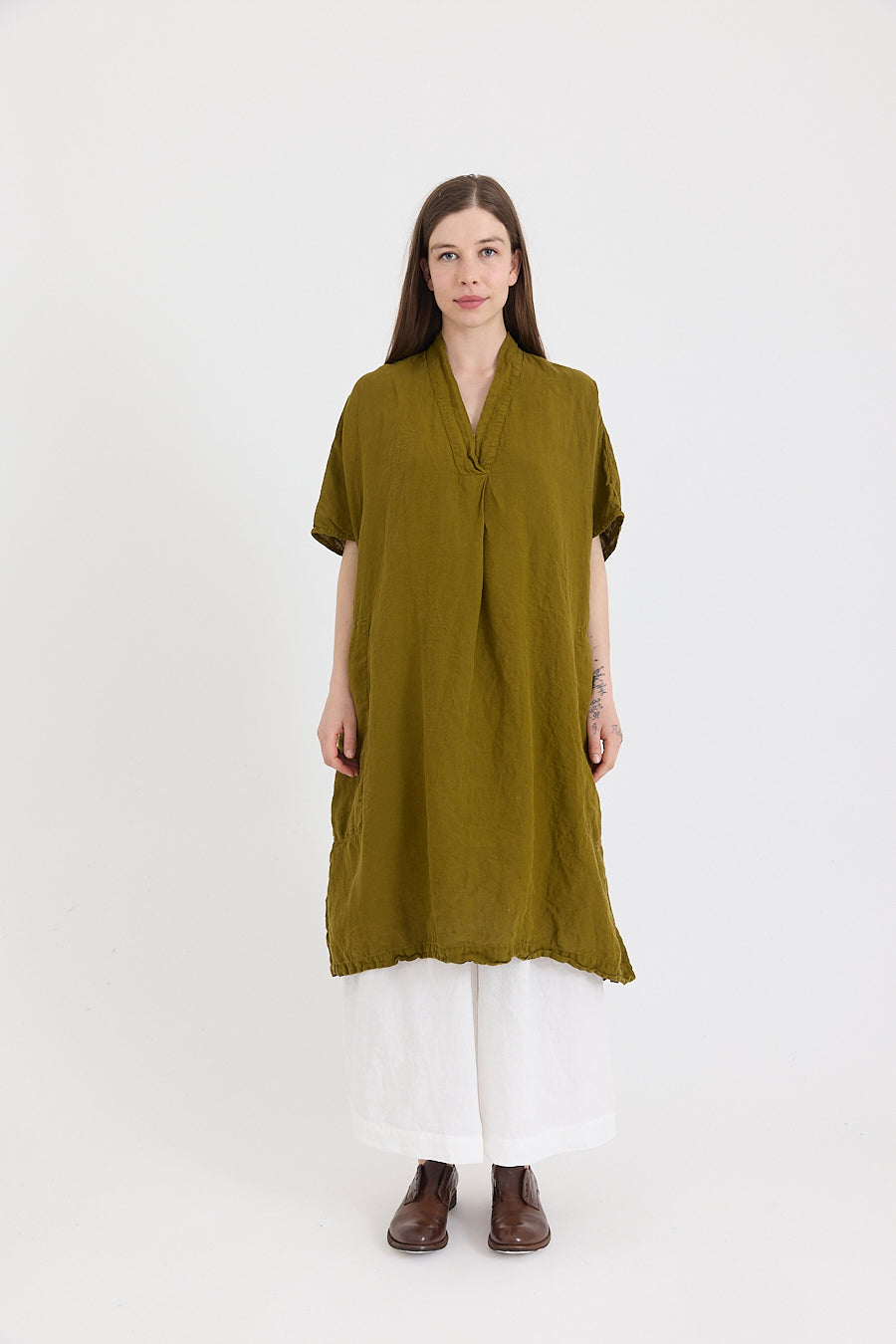 Eugenie Tunic in Light Weight Linen