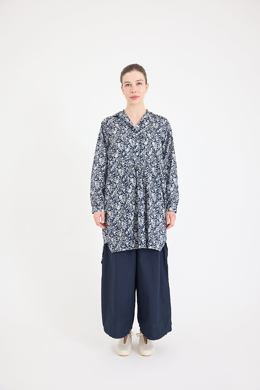Fran Long Shirt in Liberty of London Tana Lawn Print