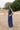 Hosta Wide Leg Pant in Blue Tartan Check Mid-weight Linen