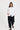 Italy Collarless Shirt in Cotton Poplin