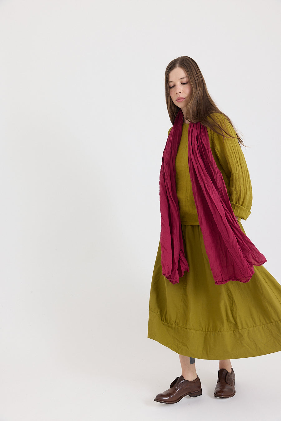 Light Scarf in Soft Cotton Voile