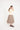 Ash Skirt in Coco Stripe Cotton Twill