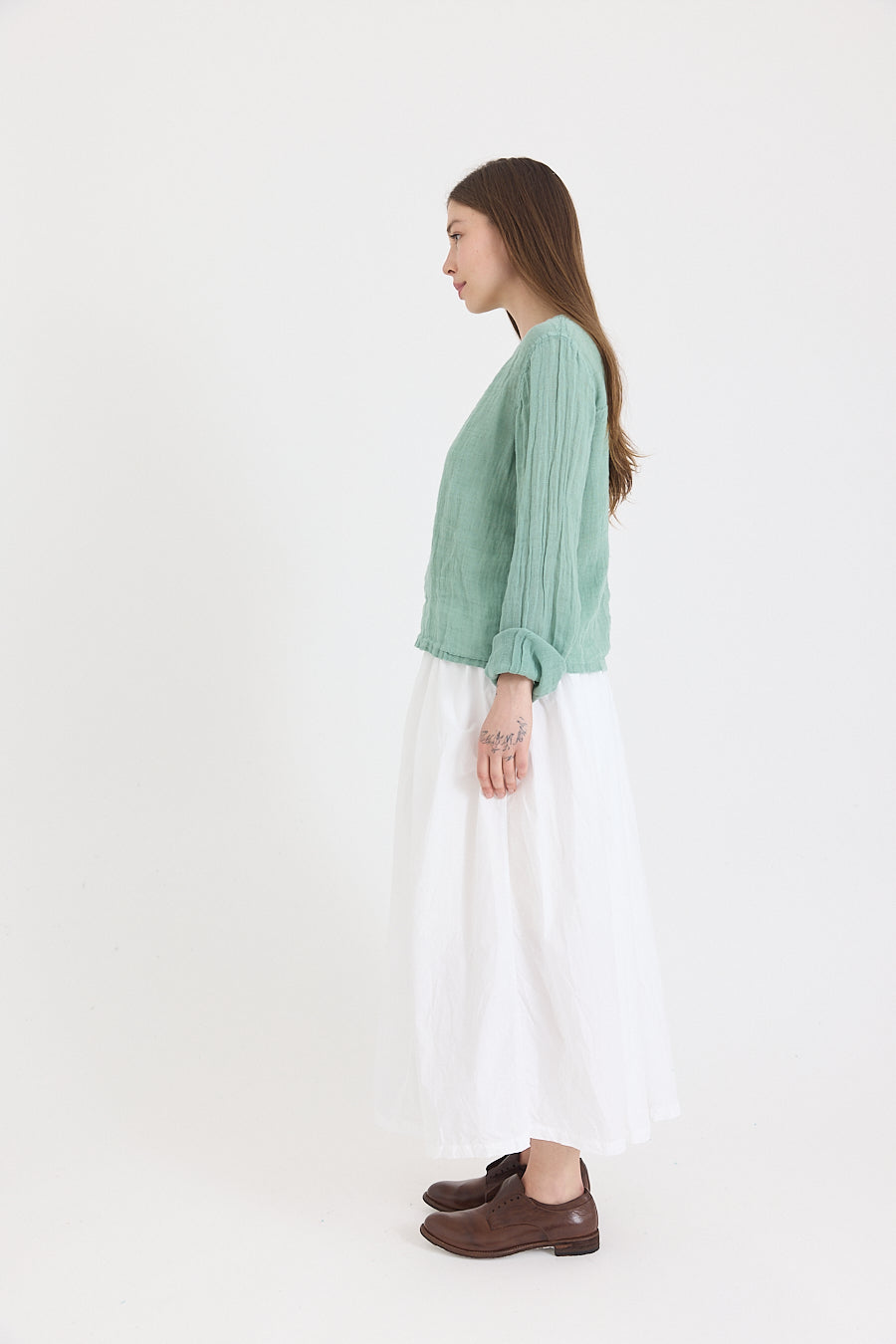 Lilly Top in Light Linen Gauze SS2526