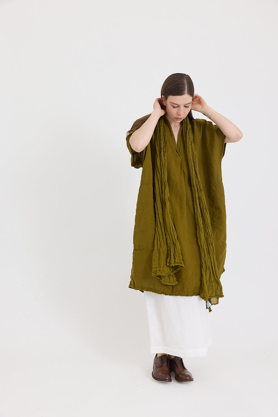 Eugenie Tunic in Light Weight Linen