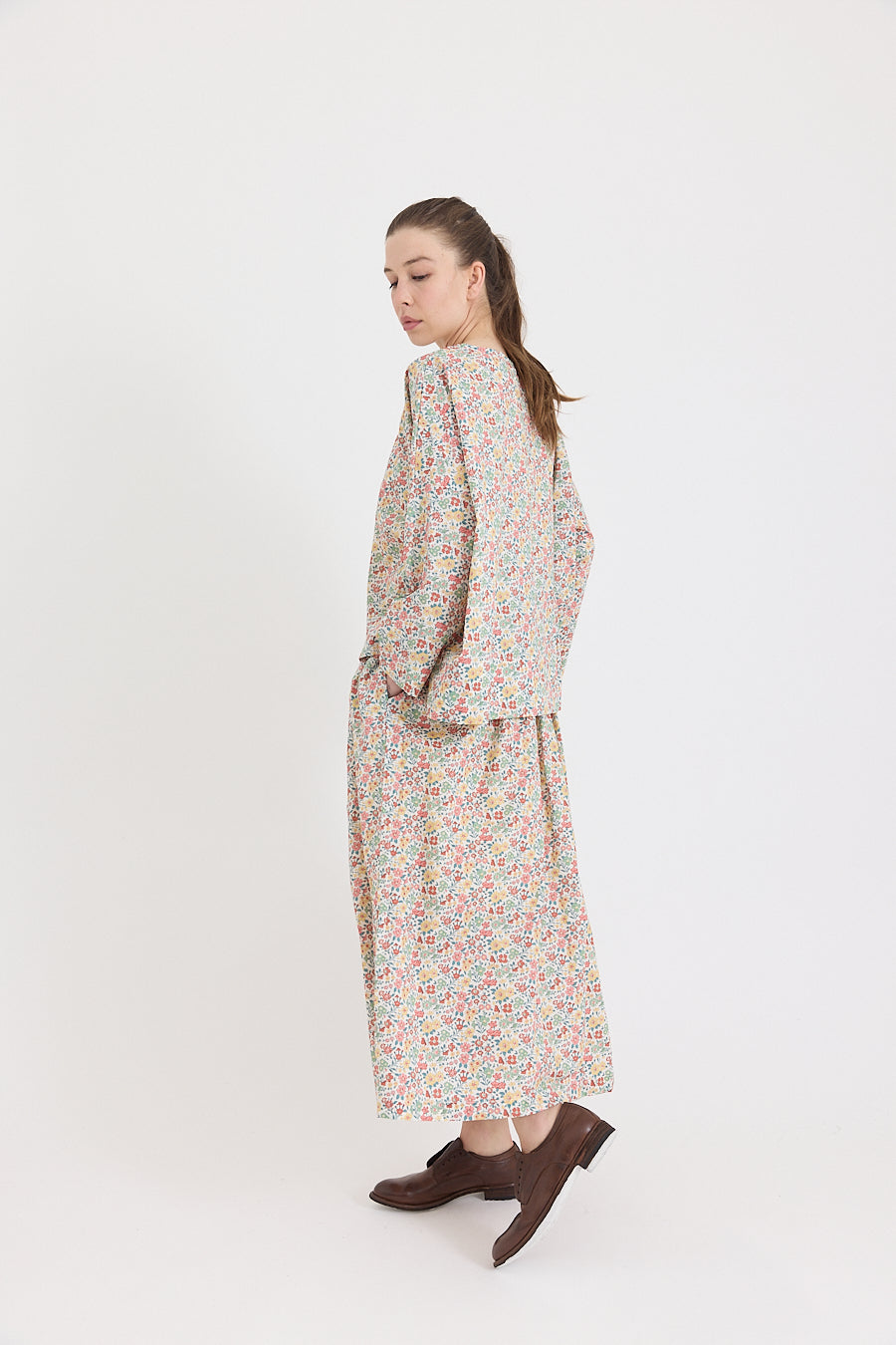 Yuki Top in Liberty of London Print