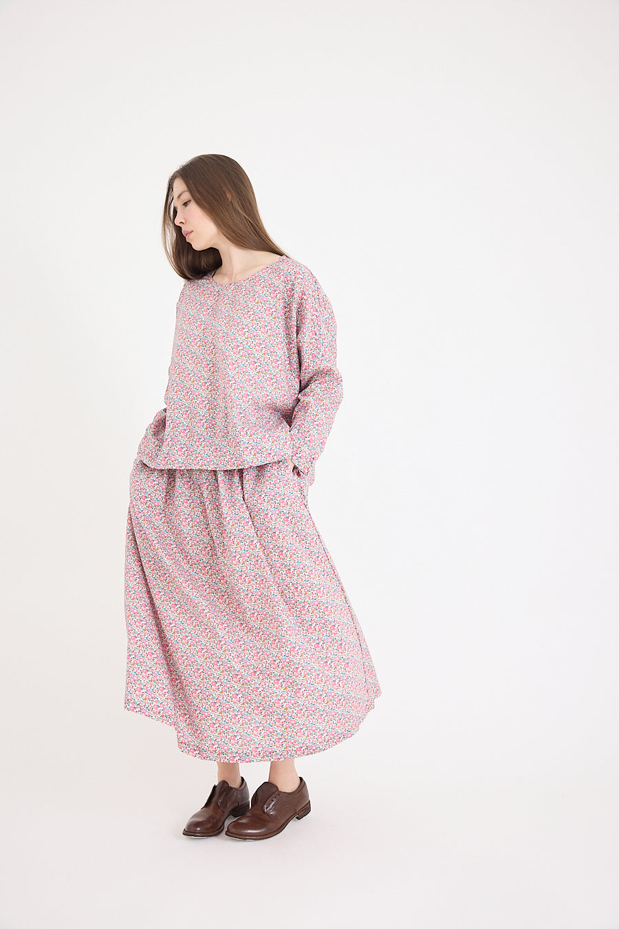 Yuki Top in Liberty of London Print