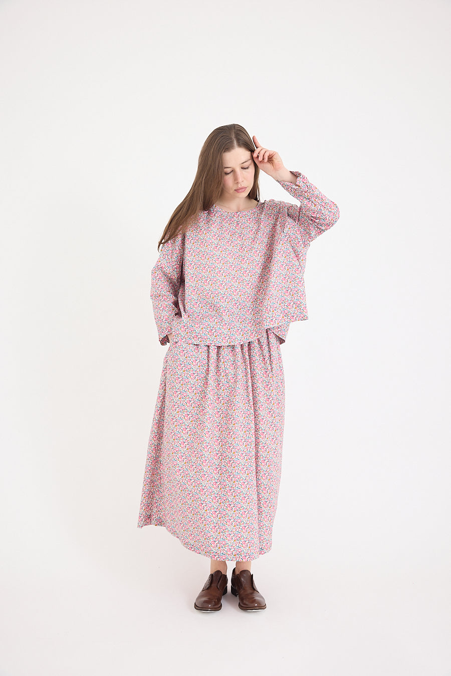 Yuki Top in Liberty of London Print