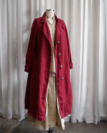 1915 Unisex Duster Jacket in Soft Heavyweight Linen – Metta Melbourne