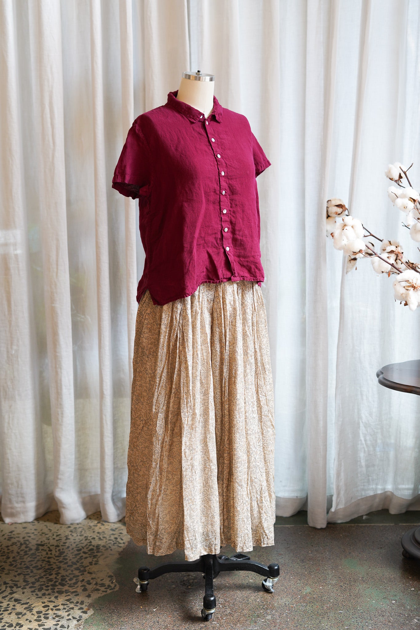 Cliff Shirt in Light Linen SS2526