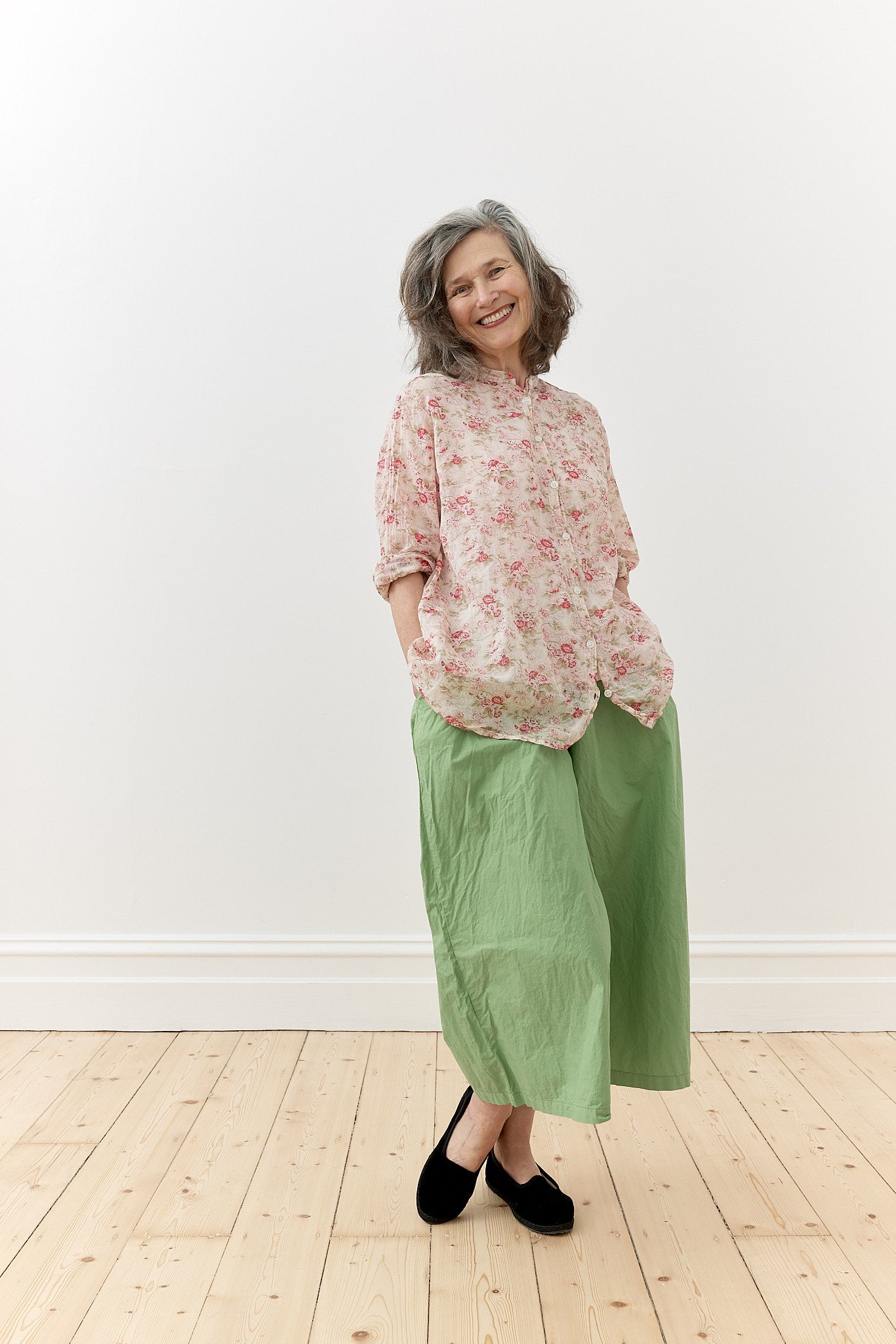 Ida Women's Shirt - Cotton Voile - La Petite Rose