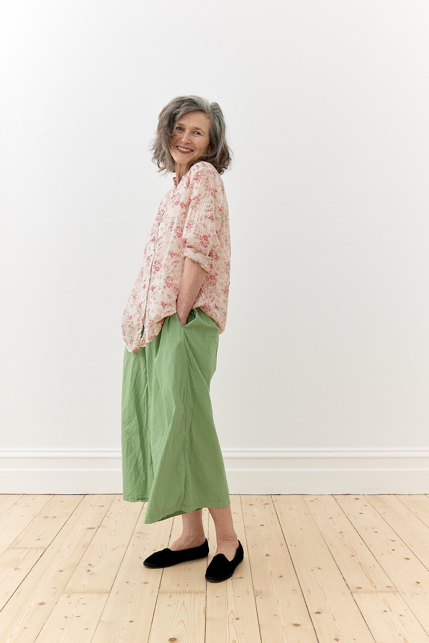 Ida Women's Shirt - Cotton Voile - La Petite Rose