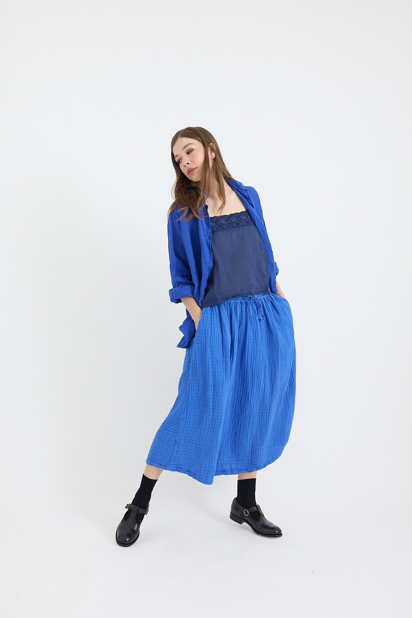 Emily Skirt - Triple Cotton Gauze
