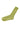 Nishiguchi Kutsushita: Praha Egyptian Cotton Ribbed Socks in Building Pistachio