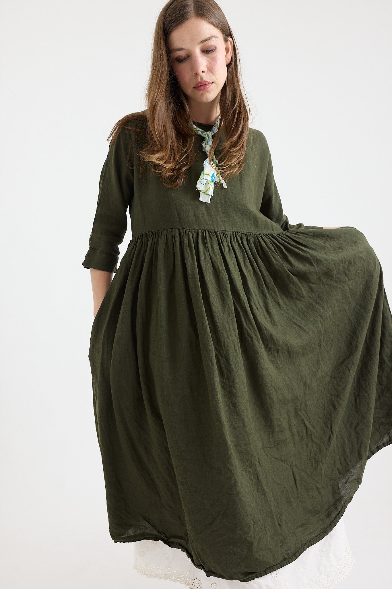 Picnic Dress - Light Linen