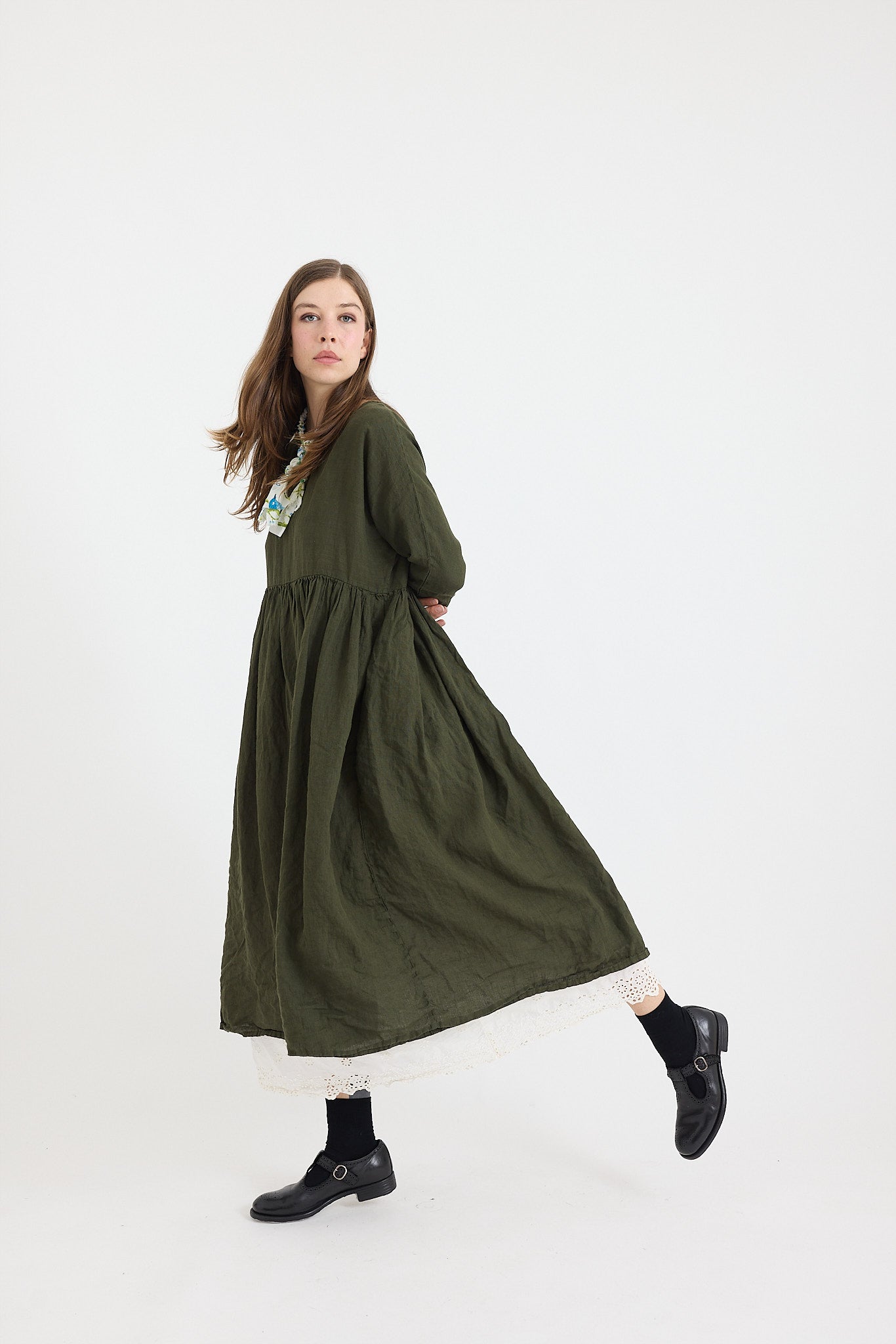 Picnic Dress - Light Linen