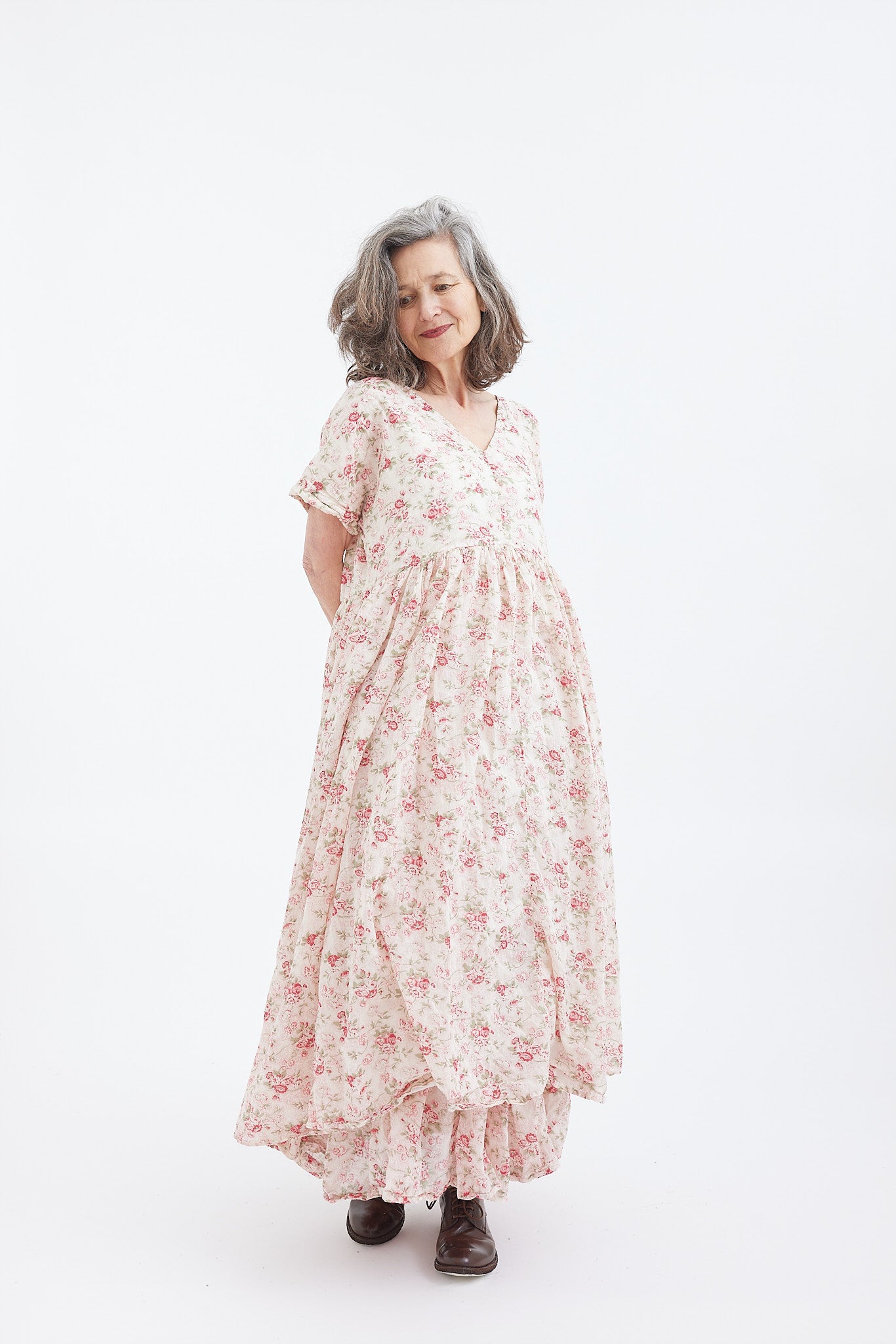 Flossie Dress - Cotton Voile - La Petite Rose