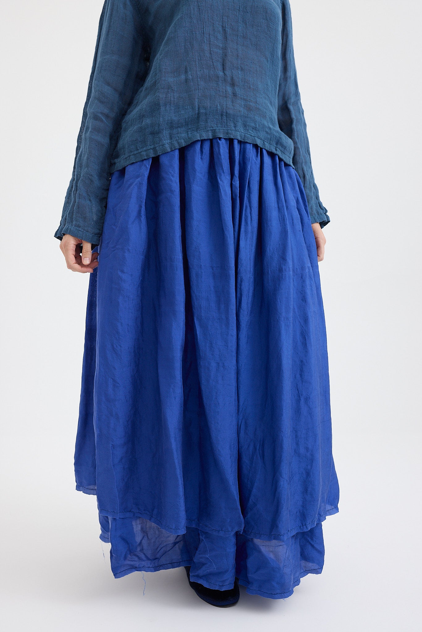 Amy Double Layer Skirt - Silk