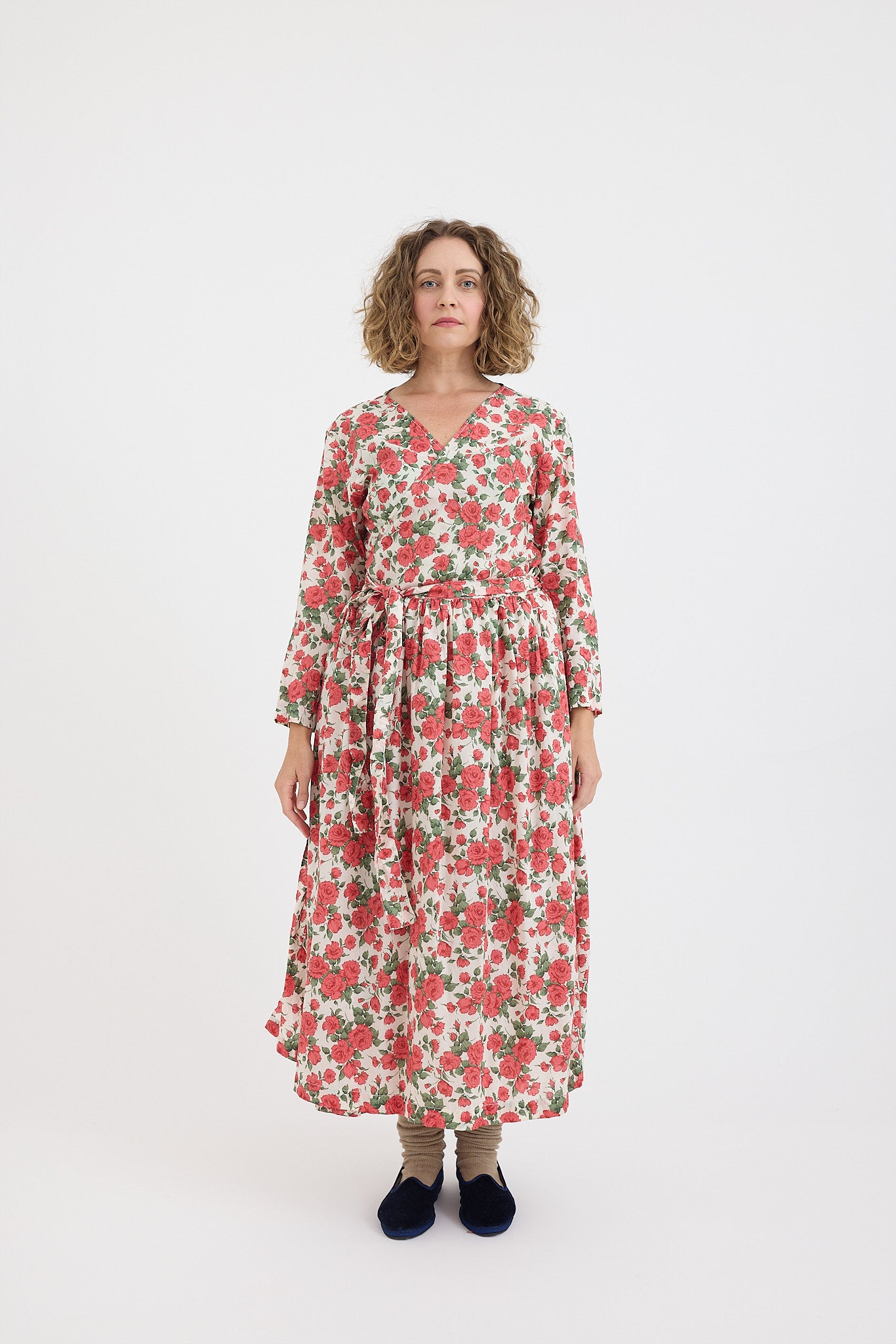 Carline Crossover Dress - Liberty Of London Cotton - Melbourne Made