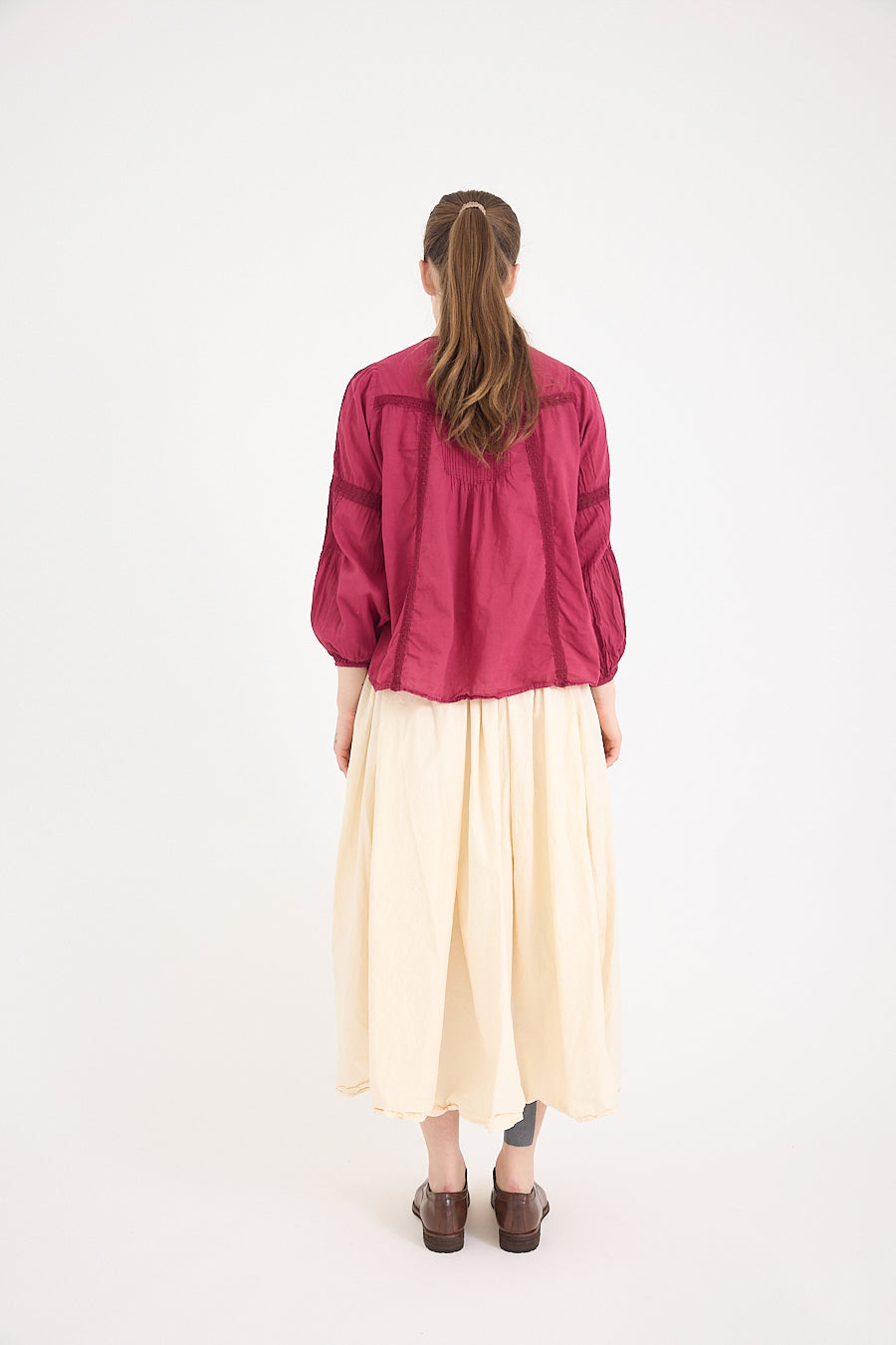 Alice Lace Blouse in Cotton Lace