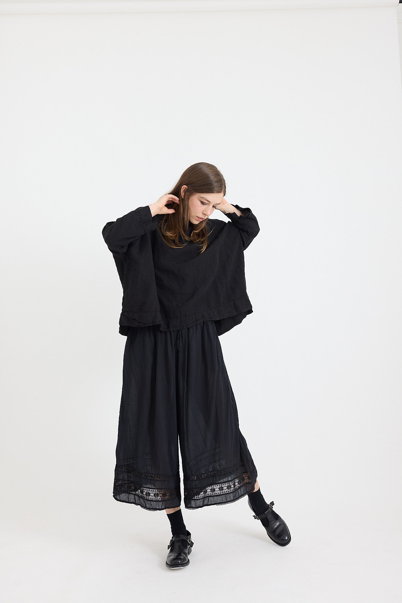 Sailor Boxy Top - Light Linen