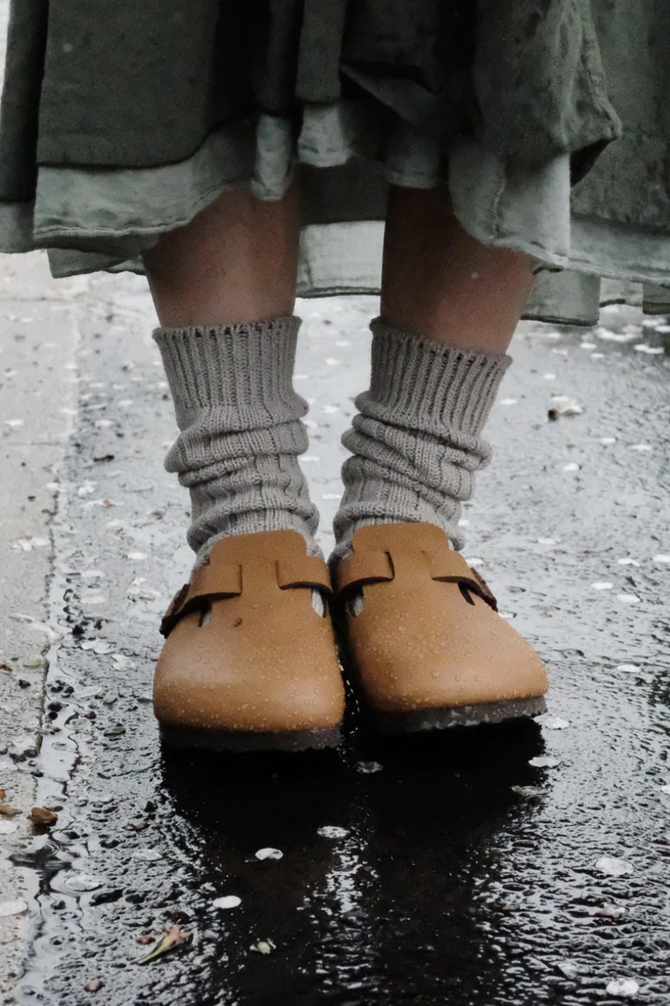 Nishiguchi Kutsushita: Boston Ribbed Socks