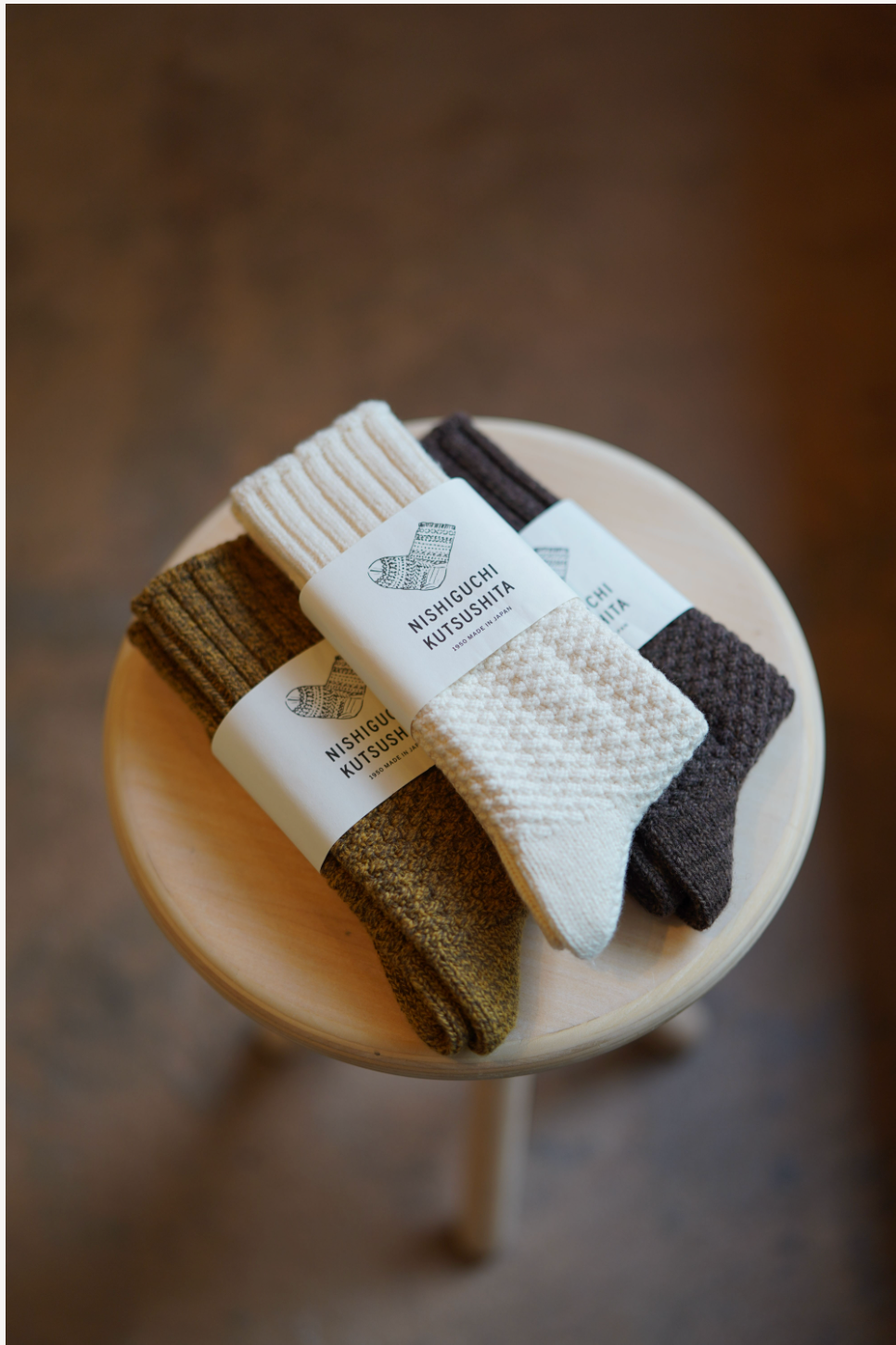 Nishiguchi Kutsushita - Wool Cotton Boot Socks