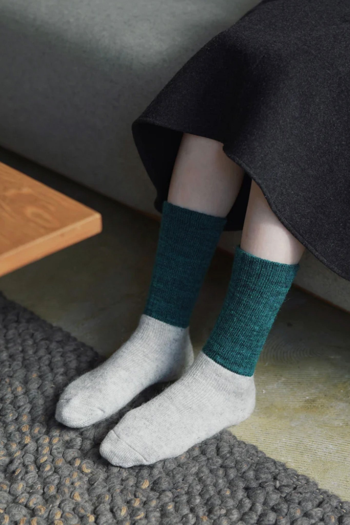 Nishiguchi Kutsushita - Oslo Mohair Wool Pile Socks