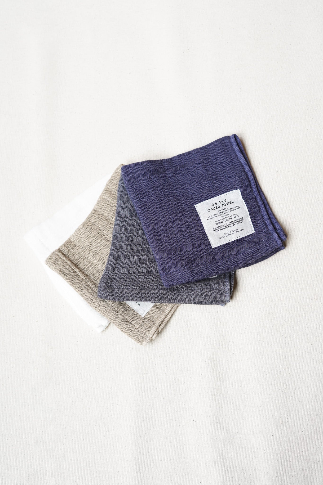 Shinto Washcloth 2.5 Ply Cotton Gauze